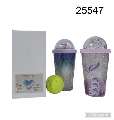 Imagen de VASO SIRENA C/BOMBILLA TRENDY 11.25